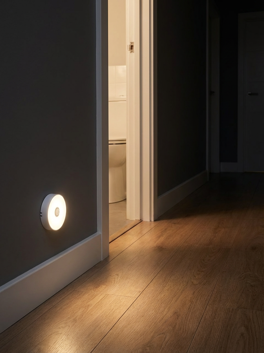 Luz Serena™ | Luz Nocturna Inteligente con Sensor de Movimiento